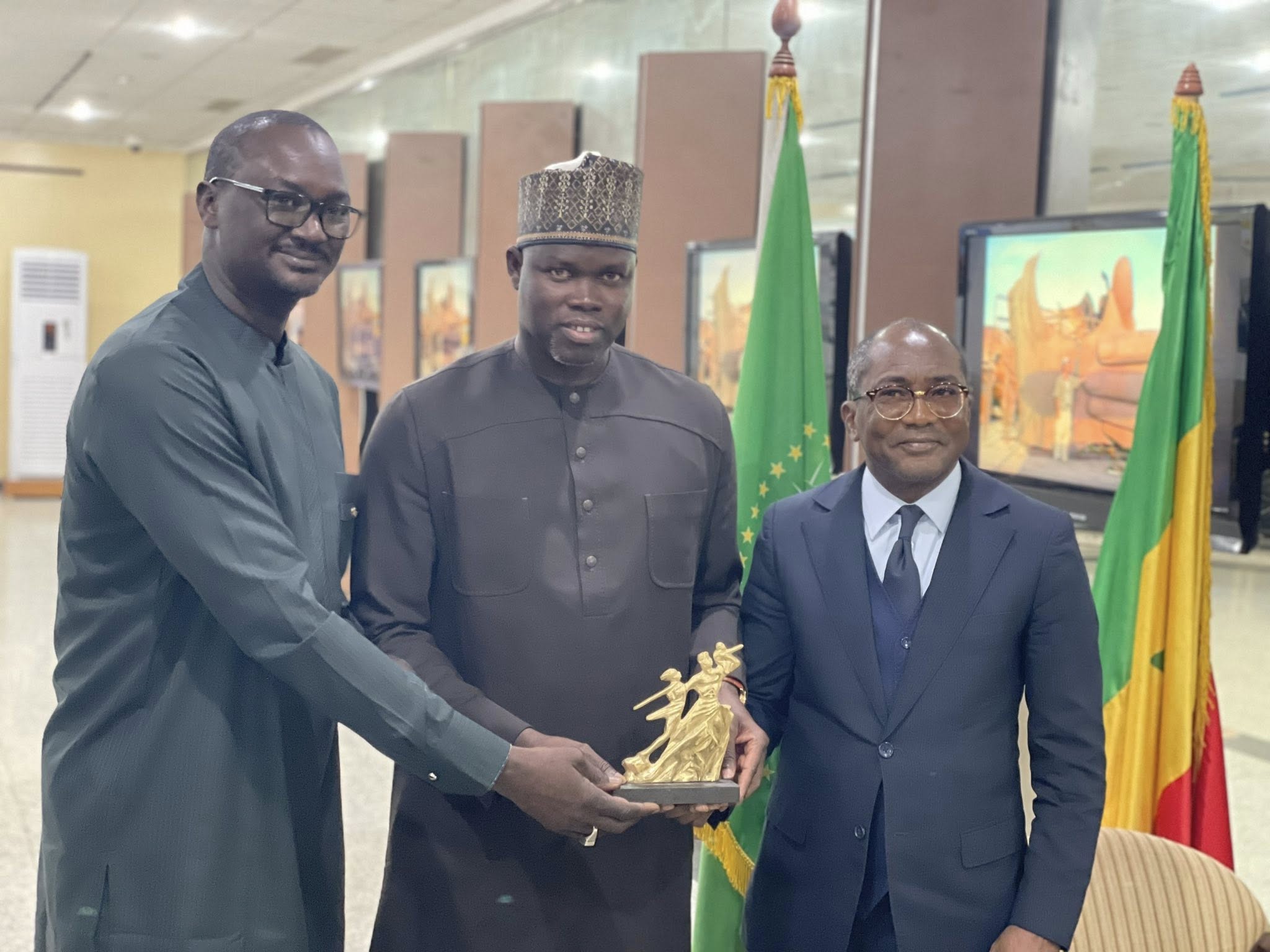 Visite du Ministre Amani Ipou Félicien de la Cote d&rsquo;ivoire