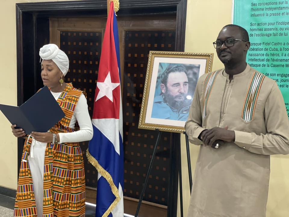 AMBASSADE CUBA / HOMMAGE A JOSE MARTI / CENTENAIRE DE FIDEL CASTRO