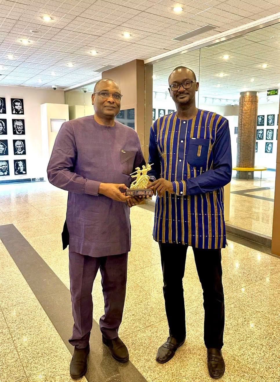 Visite de Son Excellence Monsieur Saïdou MAIGA, Ambassadeur du Burkina Faso au Sénégal,
